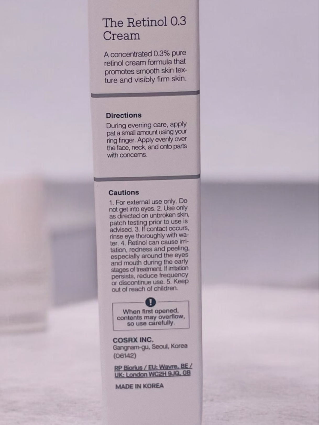 COSRX 0.3 Retinol