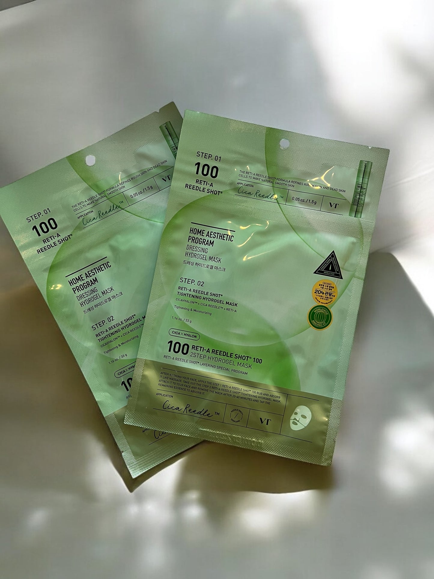 CICA X HYALON RETI-A REEDLE SHOT® 2-STEP HYDROGEL MASK