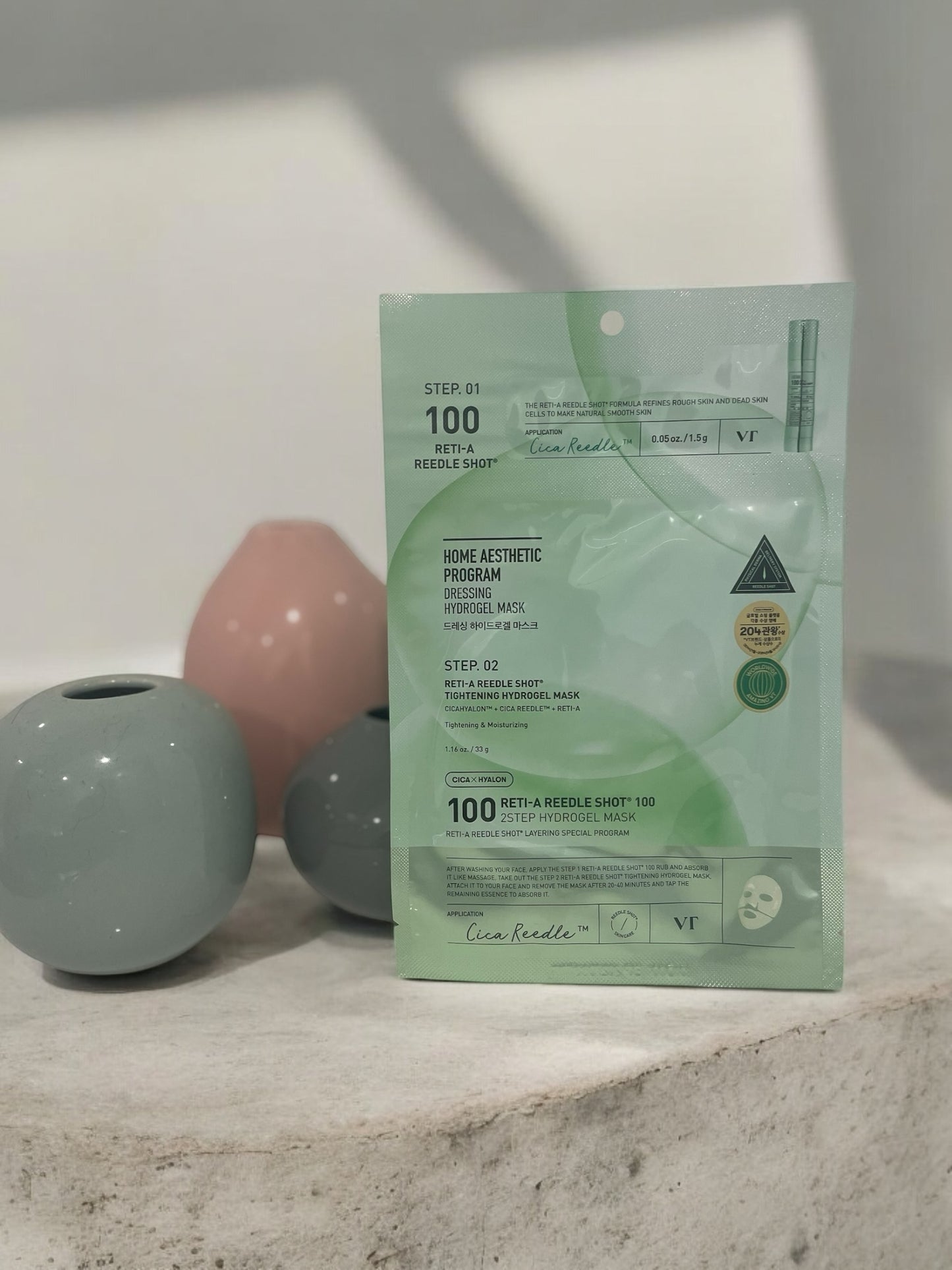 CICA X HYALON RETI-A REEDLE SHOT® 2-STEP HYDROGEL MASK